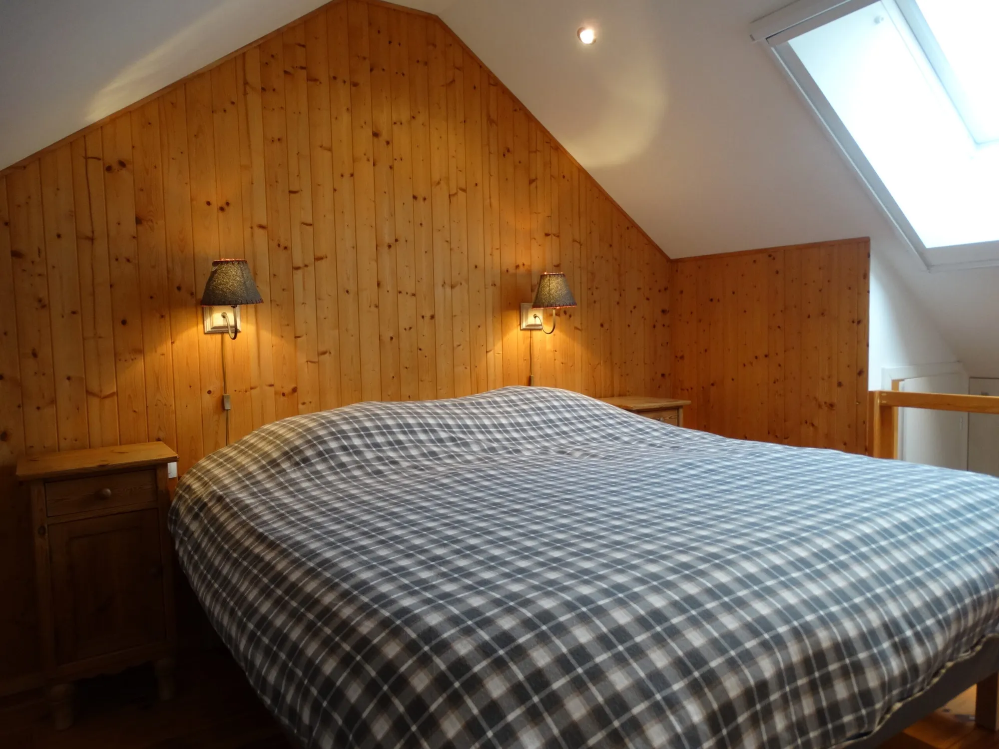 The upstairs bedroom